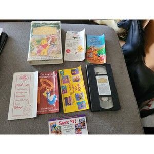 The Many Adventures of Winnie the Pooh (VHS, 1996) Vtg Disney Masterpiece